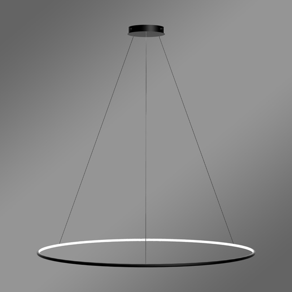 Nowoczesna lampa wisząca Led Orbit No.1 150 cm czarna barwa ciepła 3K LEDesign