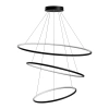 Nowoczesna lampa wisząca Led Orbit No.3 100cm czarna barwa ciepła 3K LEDesign