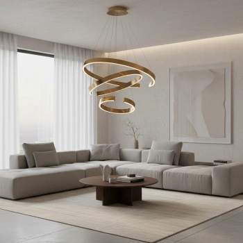 Ekskluzywna lampa wisząca Led Solaris No.3 80 neutralna barwa światła