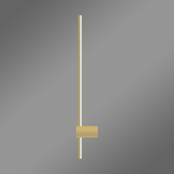 Kinkiet LED Line 80 cm złoty 4000K elegancka lampa ścienna LEDesign