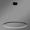 Nowoczesna lampa wisząca Led Orbit No.1 100 cm czarna barwa ciepła 3K LEDesign