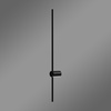 Kinkiet LED Line 100 cm czarny 4000K z pilotem lampa ścienna LEDesign