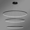 Nowoczesna lampa wisząca Led Orbit No.3 150cm czarna barwa ciepła 3K LEDesign