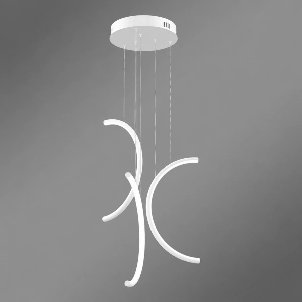 Nowoczesna lampa wisząca Led Moon No.3 40 cm biała 3000K LEDesign