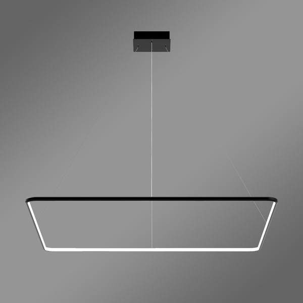 Lampa wisząca Led Quadrum No.1 120 cm czarna barwa neutralna 4K LEDesign