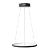 Nowoczesna lampa wisząca Led Orbit No.1 40 cm czarna barwa ciepła 3K  LEDesign