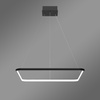 Lampa wisząca Led Quadrum No.1 60 cm czarna barwa neutralna 4K LEDesign
