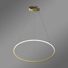 Nowoczesna lampa wisząca Led Orbit No.1 80 cm złota barwa neutralna 4K LEDesign