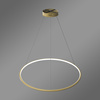 Nowoczesna lampa wisząca Led Orbit No.1 80 cm złota ściemnialna triak barwa ciepła 3K LEDesign