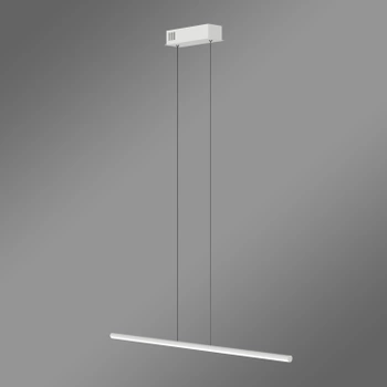 Nowoczesna lampa wisząca Led LINE 80 cm 3k biała sterowana pilotem LEDesign