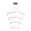 Nowoczesna lampa wisząca Led Orbit No.4 100cm biała– zmienna barwa, pilot LEDesign