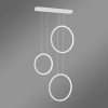 Nowoczesna lampa wisząca Led Moon No.3 biała z pilotem 3000K–6000K LEDesign