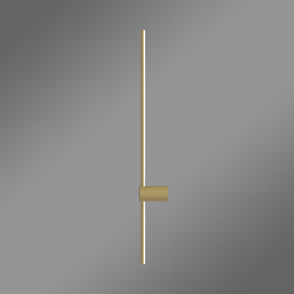 Kinkiet LED Line 100 cm złoty 3000K elegancka lampa ścienna LEDesign