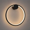 Nowoczesny kinkiet LED Moon 30 cm czarny 3000K LEDesign