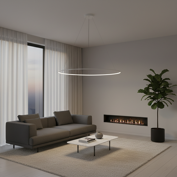 Nowoczesna lampa wisząca Led Orbit No.1 150 cm biała barwa ciepła 3K LEDesign