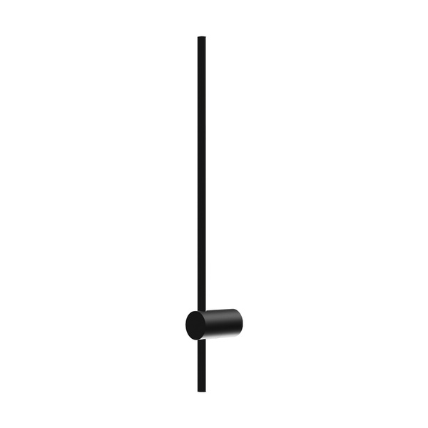 Kinkiet LED Line 80 cm czarny 3000K z pilotem lampa ścienna LEDesign