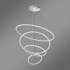 Nowoczesna lampa wisząca Led Orbit No.4 100cm biała sterowana pilotem barwa neutralna 4K LEDesign