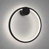 Nowoczesny kinkiet LED Moon 30 cm czarny 4000K LEDesign
