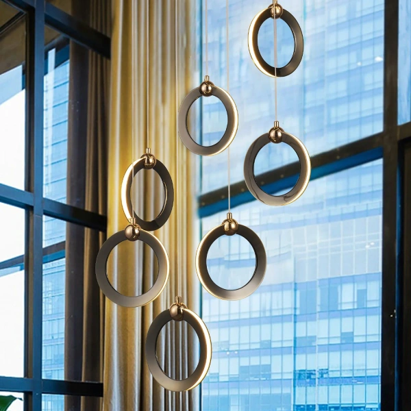 Nowoczesna lampa Led Lunar Ring No.6