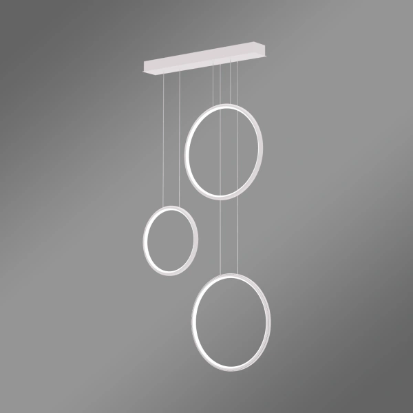 Nowoczesna lampa wisząca Led Moon No.3 biała 3000K LEDesign