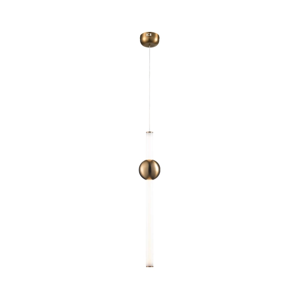 Nowoczesna lampa wisząca LED Led Solis B1 złota 3000K