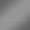 Nowoczesna Lampa wisząca Led LINE 180 cm złota z pilotem 3000K LEDesign
