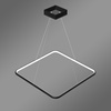Lampa wisząca Led Quadrum No.1 60 cm czarna barwa neutralna 4K LEDesign