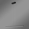 Nowoczesna lampa wisząca LED LINE 100 cm czarna – zmienna barwa, pilot