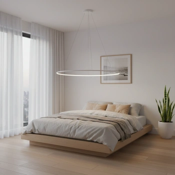 Nowoczesna lampa wisząca Led Orbit No.1 150 cm biała barwa ciepła 3K LEDesign