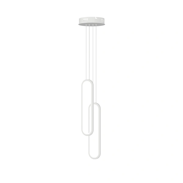 Nowoczesna lampa wisząca Led Ellipse No.2 biała 3000K LEDesign