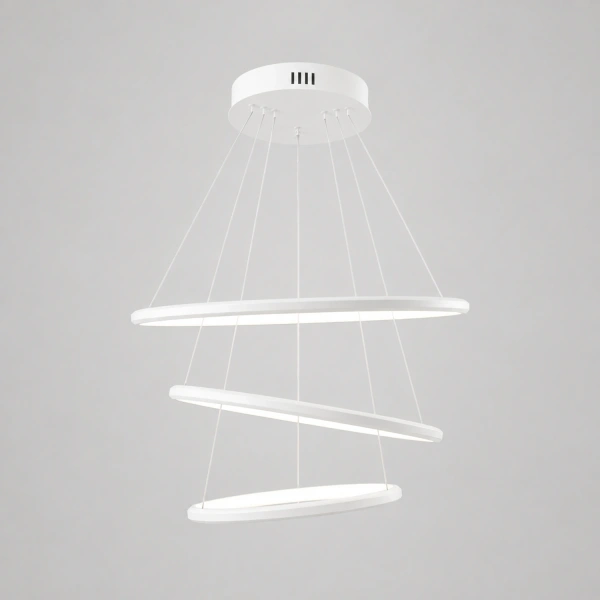 Nowoczesna lampa wisząca LED Orbit No.3 50 cm biała 4000K z pilotem LEDesign