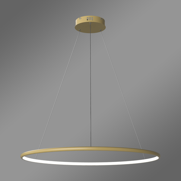 Nowoczesna lampa wisząca Led Orbit No.1 80 cm złota barwa ciepła 3K LEDesign