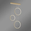 Nowoczesna lampa wisząca Led Moon No.3 złota smart 4000K LEDesign