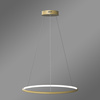 Nowoczesna lampa wisząca Led Orbit No.1 60 cm złota ściemnialna triak barwa neutralna 4K LEDesign