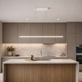 Lampa wisząca Led LINE 120 cm 4k biała ściemnialna pilot LEDesign