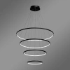 Nowoczesna lampa wisząca Led Orbit No.4 100cm czarna barwa ciepła 3K LEDesign