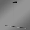 Nowoczesna lampa wisząca LED LINE 120 cm czarna – zmienna barwa, pilot
