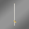 Kinkiet LED Line 120 cm złoty 4000K elegancka lampa ścienna LEDesign