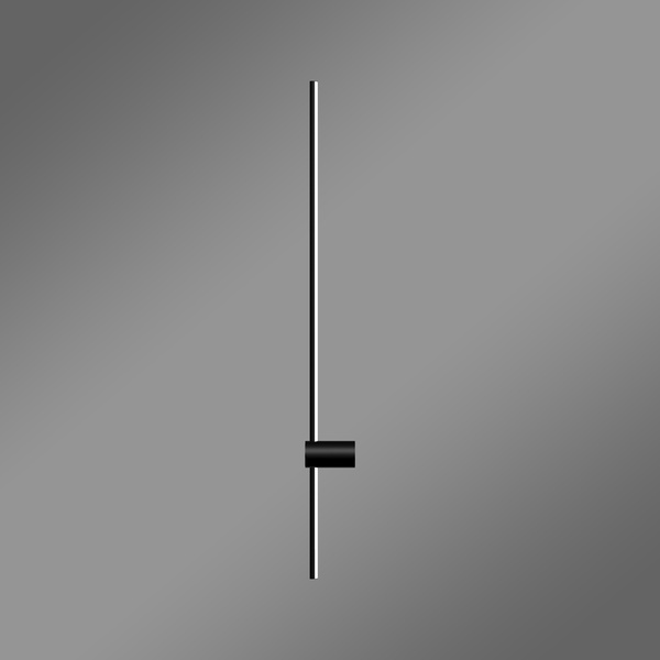 Kinkiet LED Line 120 cm czarny 4000K elegancka lampa ścienna LEDesign