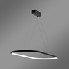 Nowoczesna lampa wisząca Led Ellipse No.1 100 cm czarna 3K LEDesign