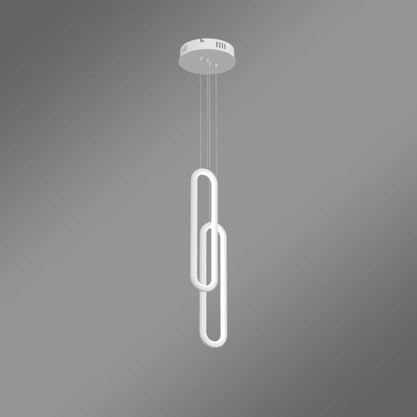 Nowoczesna lampa wisząca Led Ellipse No.2 biała 3000K LEDesign