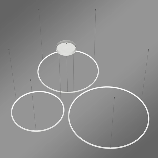 Nowoczesna lampa wisząca Led Orbit S No.3 120cm biała smart barwa ciepła 3K LEDesign