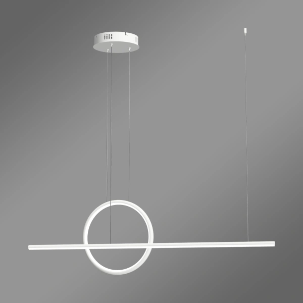 Nowoczesna lampa wisząca Led Geometrik 3 30 cm biała smart 4000K LEDesign