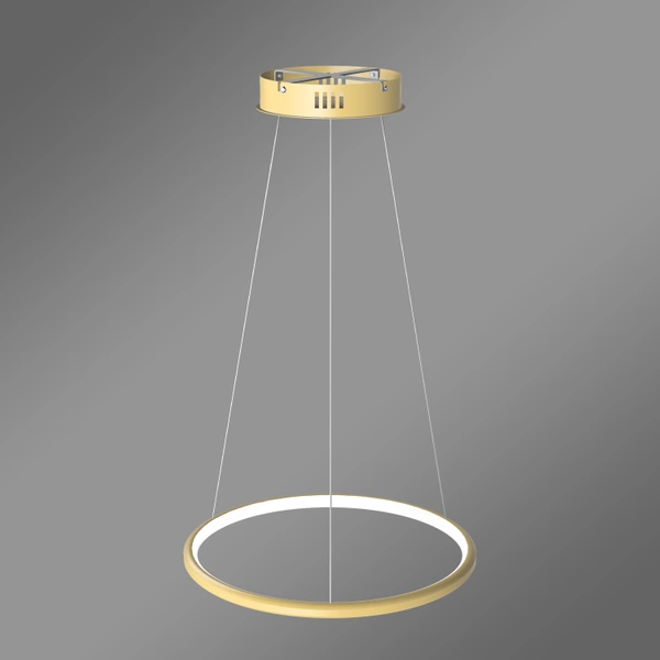 Nowoczesna lampa wisząca Led Orbit No.1 40 cm złota barwa ciepła 3K LEDesign