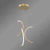 Nowoczesna lampa wisząca Led Moon No.3 40 cm złota 3000K LEDesign