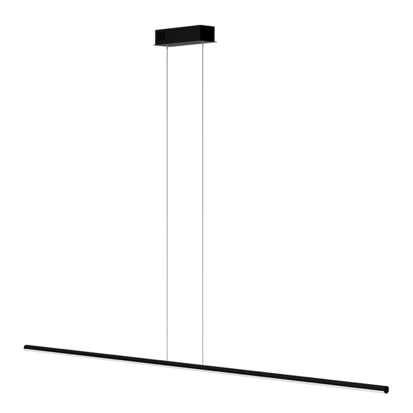 Lampa wisząca Led LINE 150 cm 4k czarna ściemniana pilot LEDesign