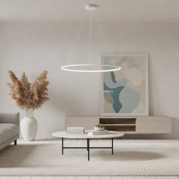 Nowoczesna lampa wisząca Led Orbit No.1 100 cm biała barwa ciepła 3K LEDesign
