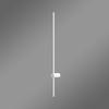 Kinkiet LED Line 120 cm biały 3000K z pilotem lampa ścienna LEDesign