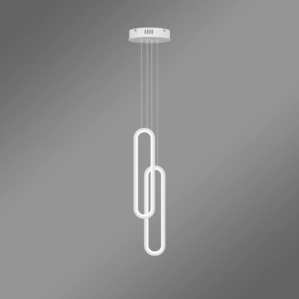 Nowoczesna lampa wisząca Led Ellipse No.2 biała 3000K LEDesign