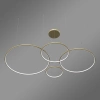 Nowoczesna lampa wisząca Led Orbit S No.4 100 cm złota ściemnialna triak barwa neutralna 4K LEDesign